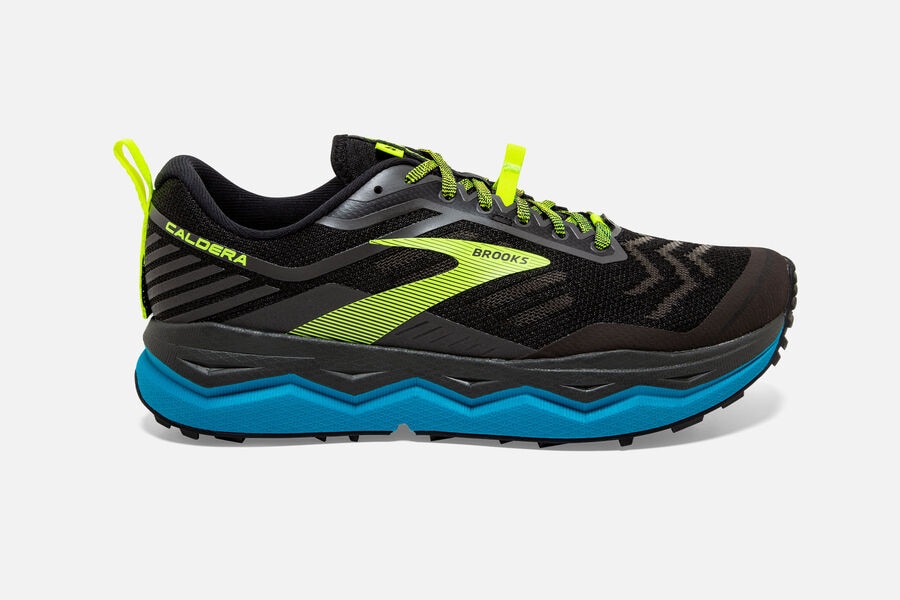 Brooks Caldera 4 Mens Clearance Closeout Trail Running Shoes Black